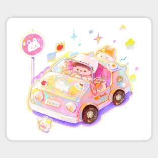 Happy Car Ride Magnet